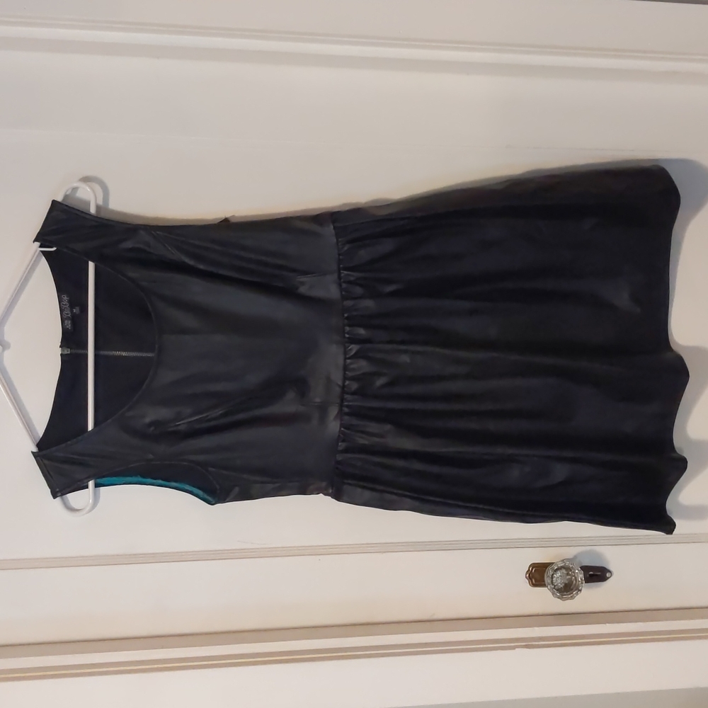 Bebop faux leather dress